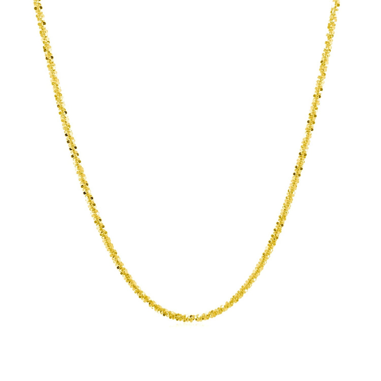 14k Yellow Gold Sparkle Chain (1.50 mm)