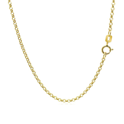 10k Yellow Gold Rolo Chain  (1.90 mm)