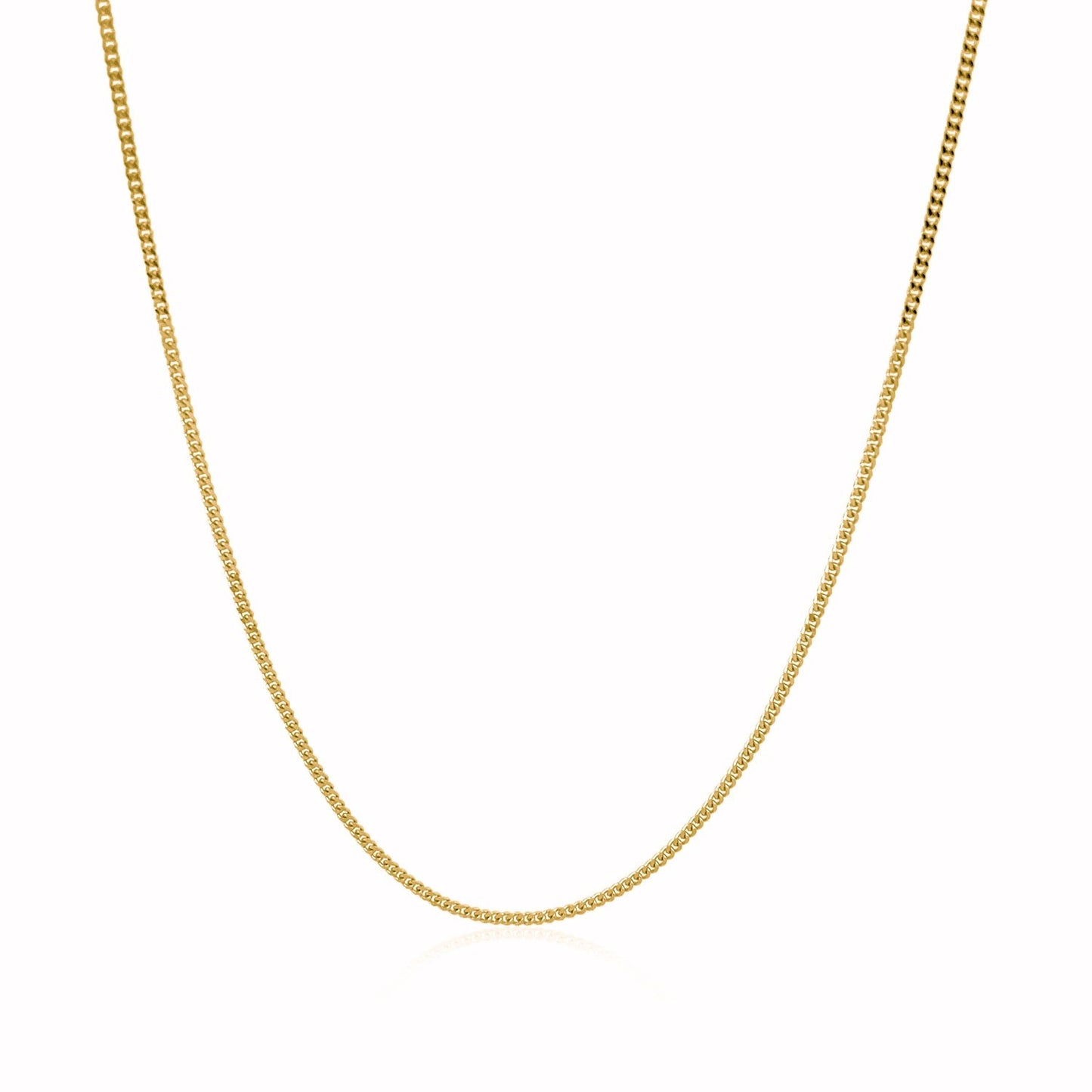 10k Yellow Gold Gourmette Chain 1.0mm (1.00 mm)