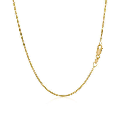 10k Yellow Gold Gourmette Chain 1.0mm (1.00 mm)