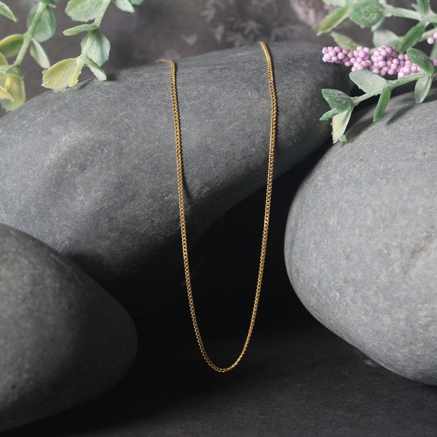 10k Yellow Gold Gourmette Chain 1.0mm (1.00 mm)