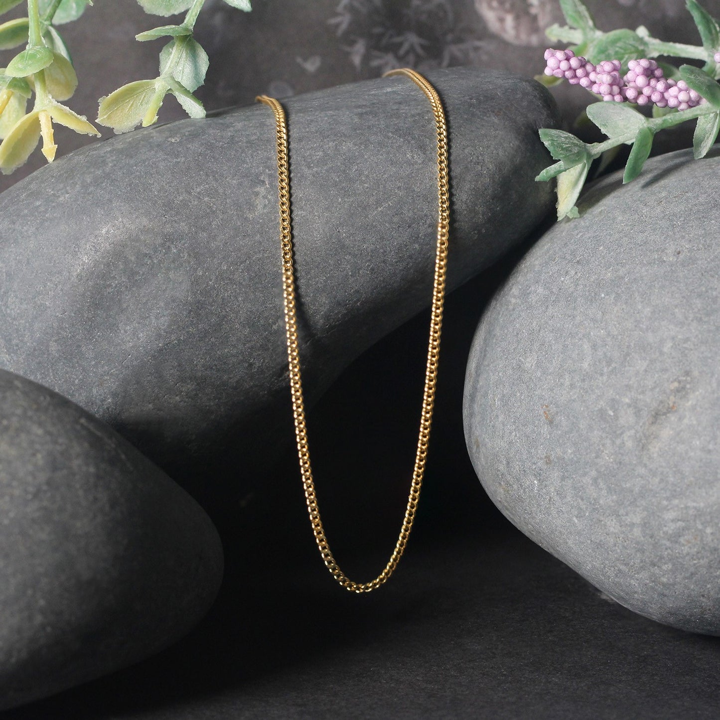 10k Yellow Gold Gourmette Chain (1.40 mm)