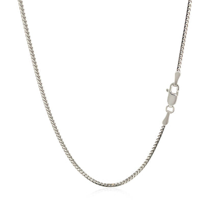 14k White Gold Franco Chain (1.20 mm)