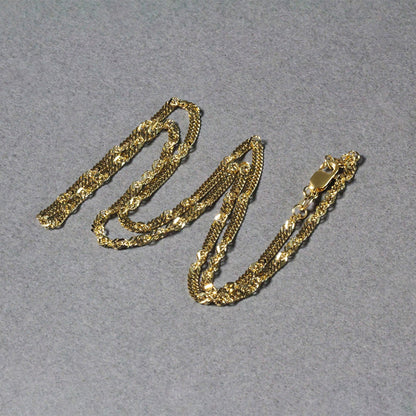 14k Yellow Gold Singapore Chain (2.10 mm)