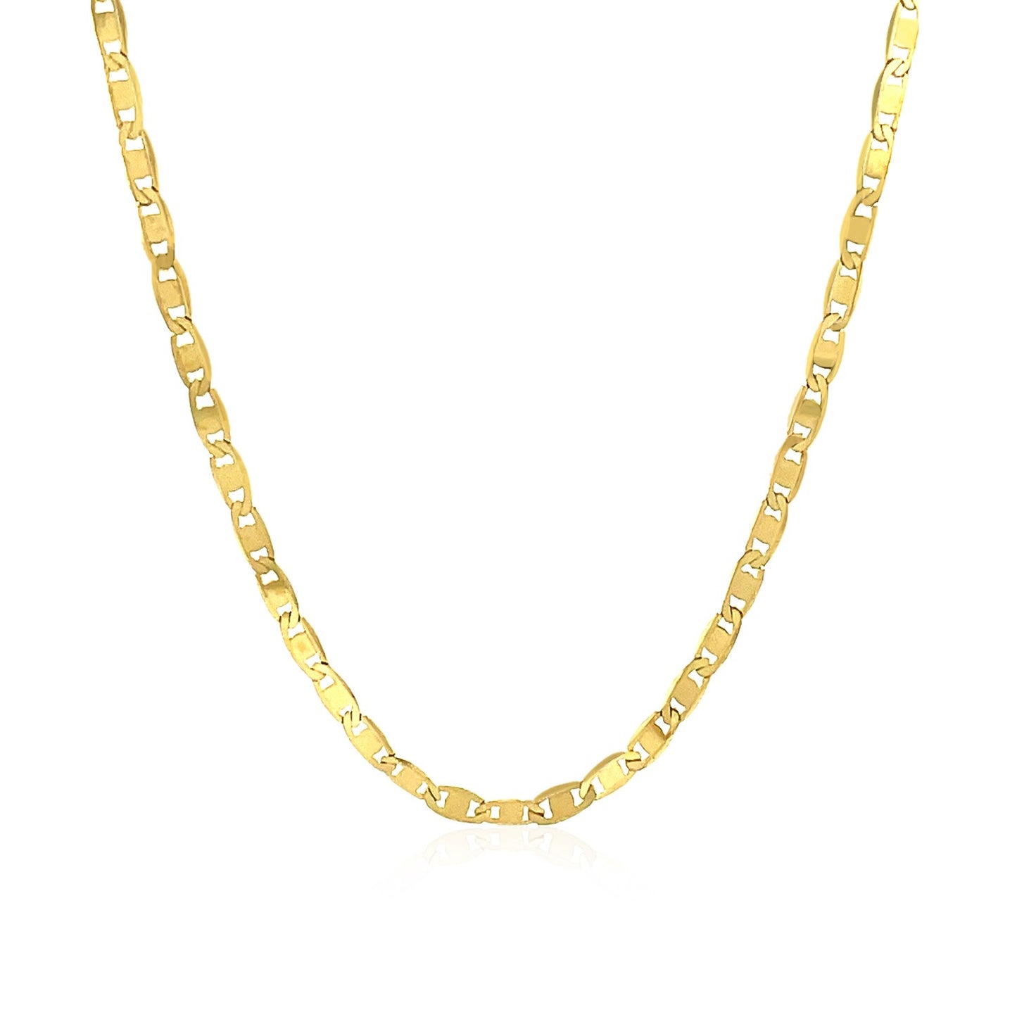 10k Yellow Gold Mariner Link Chain (2.30 mm)