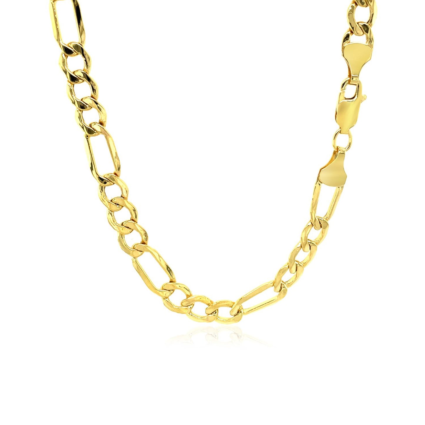 10k Yellow Gold Lite Figaro Chain (5.60 mm)