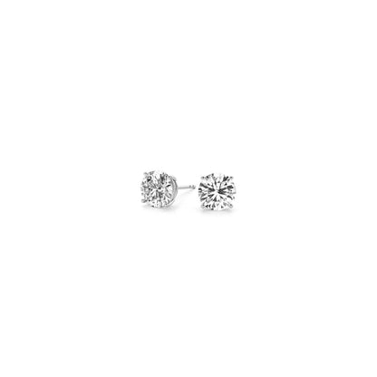 1/2 cttw Lab Grown Round Diamond Stud Earrings 14k White Gold (G/VS2)