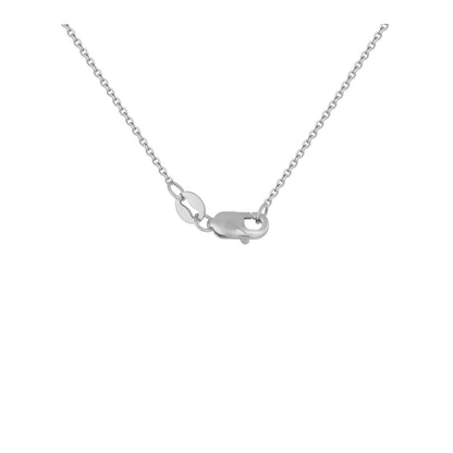 Diamond Chevron Pendant in 14k White Gold (1/3 cttw)