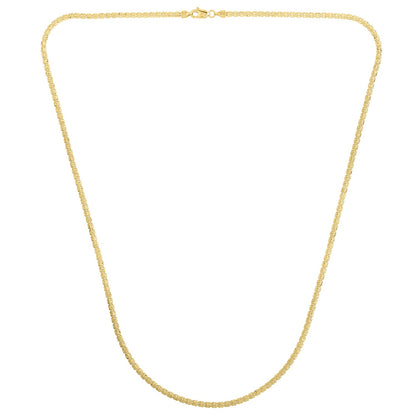 Ice Barrel Chain in 14k Yellow Gold (2.7 mm)