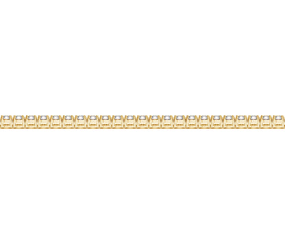 Lab Grown Round Diamond Tennis Bracelet in 14k Yellow Gold (2 cctw F/G  VS2/SI1)