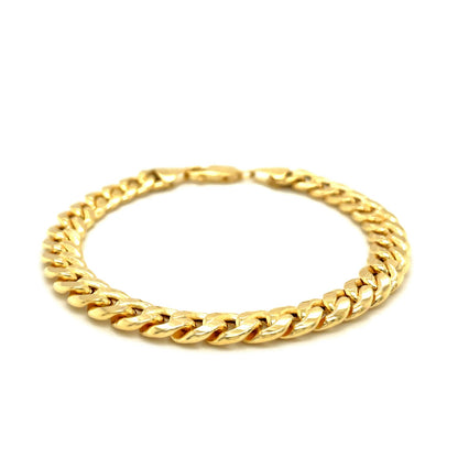 10k Yellow Gold Light Miami Cuban Bracelet (8.00 mm)