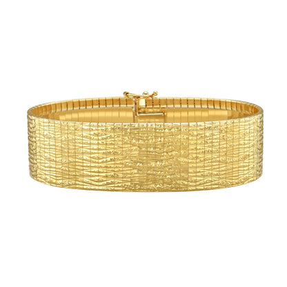 Glacier Bracelet in 14K Yellow Gold (17.90 mm)