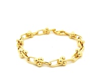 14k Yellow Gold 7 1/2 inch Jax Chain Bracelet (5.00 mm)