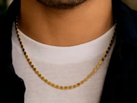 14k Yellow Gold Oval Mirror Chain (2.20 mm)